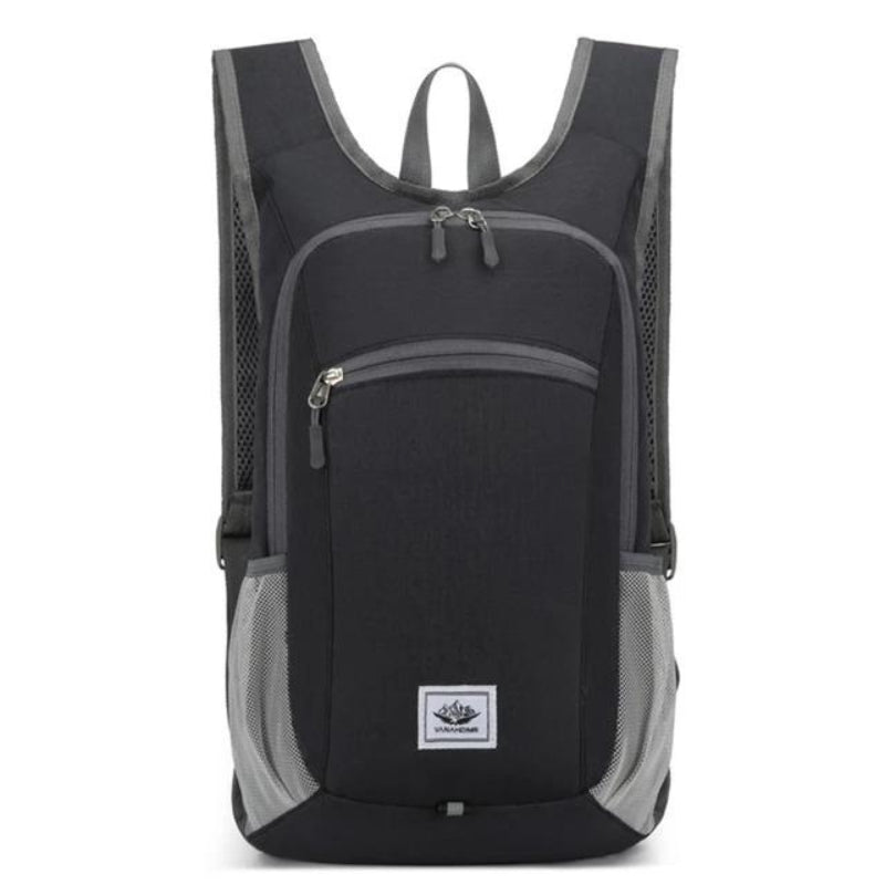 ultraleichter faltender rucksack - Schwarz