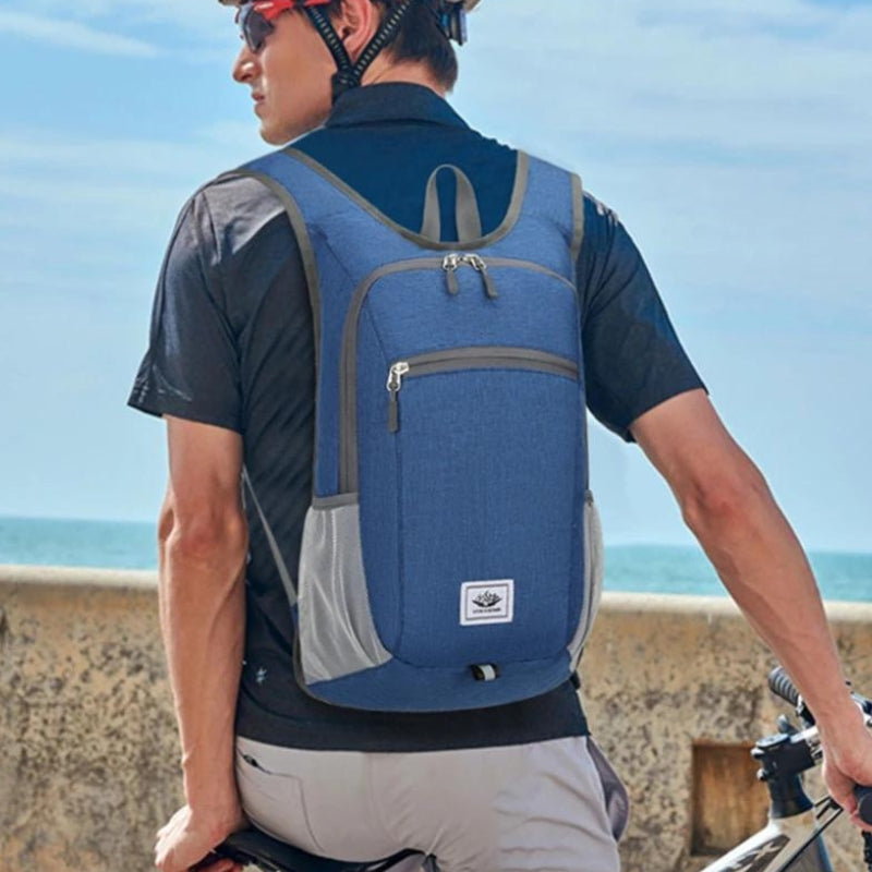 ultraleichter faltbarer rucksack - Blau - Dunkelblau - Schwarz - Grün - Königsblau - Grau - Rot - Dunkelgrau