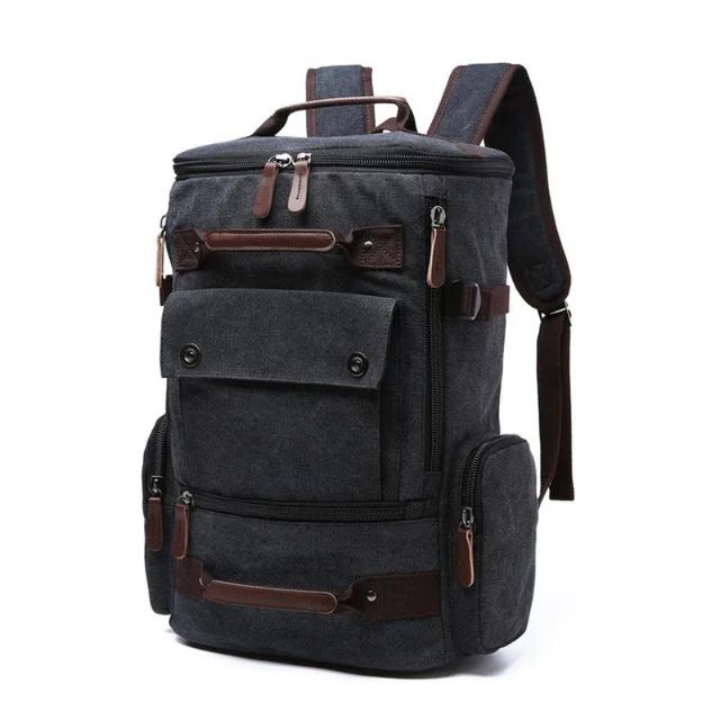 vintage rucksack - Schwarz