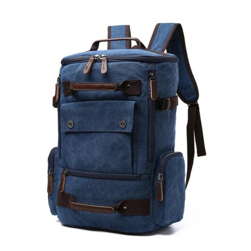 vintage rucksack - Blau