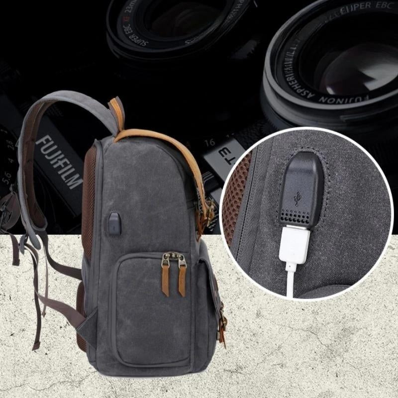 wandern kamera rucksack - Khaki - Grau - Grün