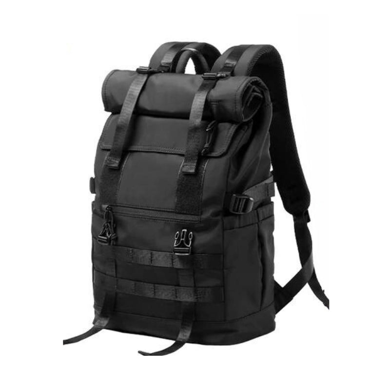 reisetasche - schwarz - rolltop - schwarz - rolltop - schwarz - rolltop