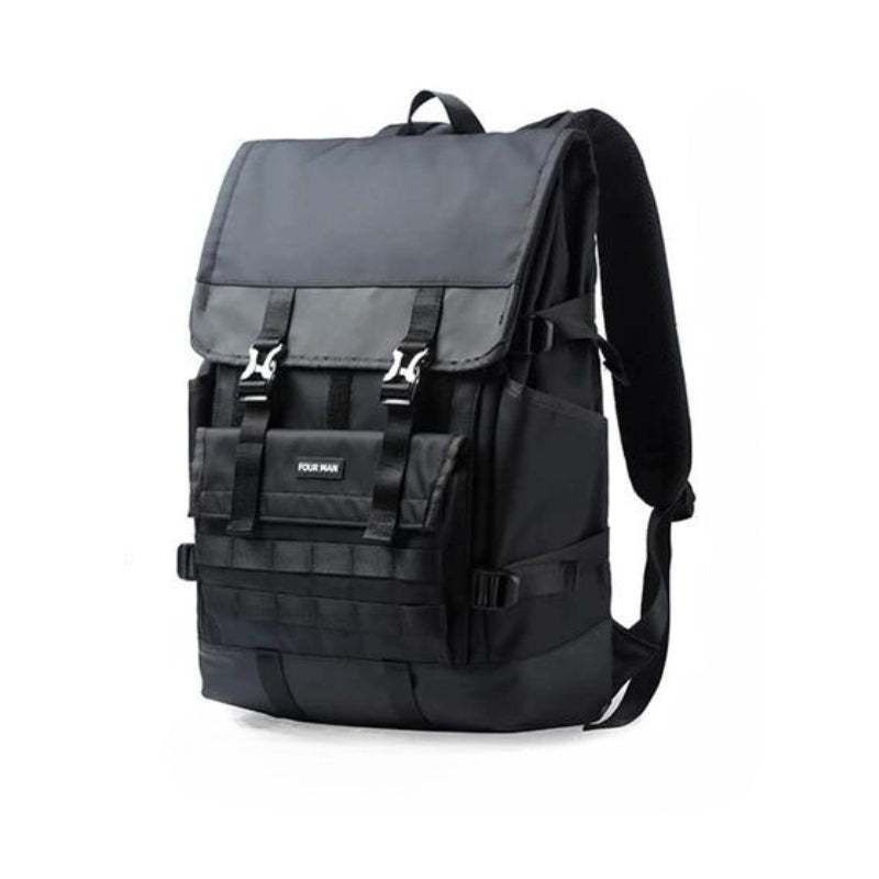 reisetasche großes volumen - schwarz - 2 schnallenbefestigungen - schwarz - 2 schnallenbefestigungen - schwarz - 2 schnallenbefestigungen