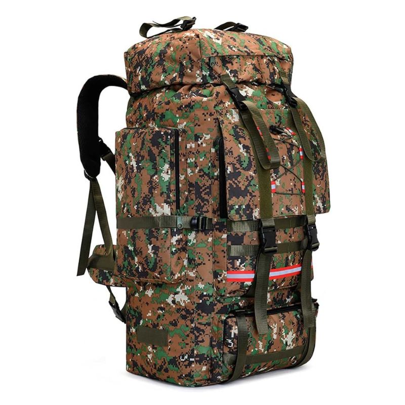 trendiger herren rucksack - Camouflage armeegrün 130L