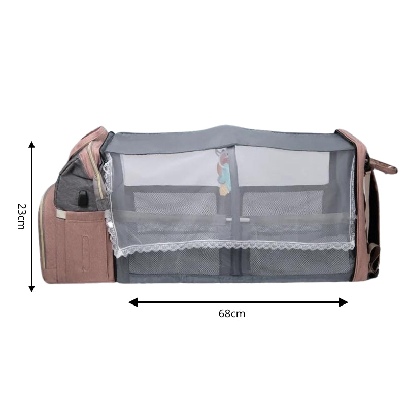 wickeltasche babybett offenes fach - Schwarz - Blau - Grau - Grün - Rosa