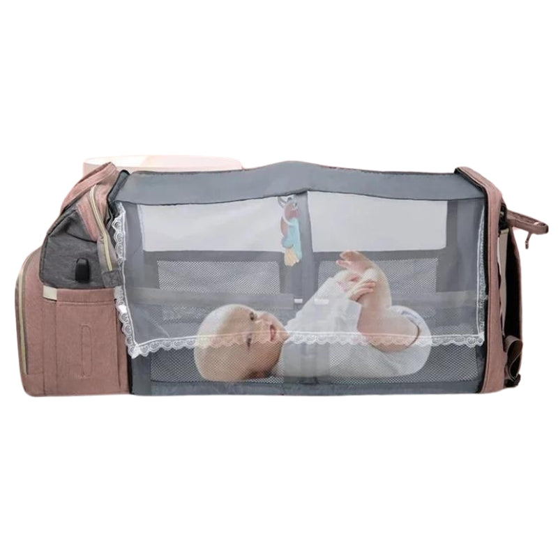 wickeltasche für babybett - Schwarz - Blau - Grau - Grün - Rosa