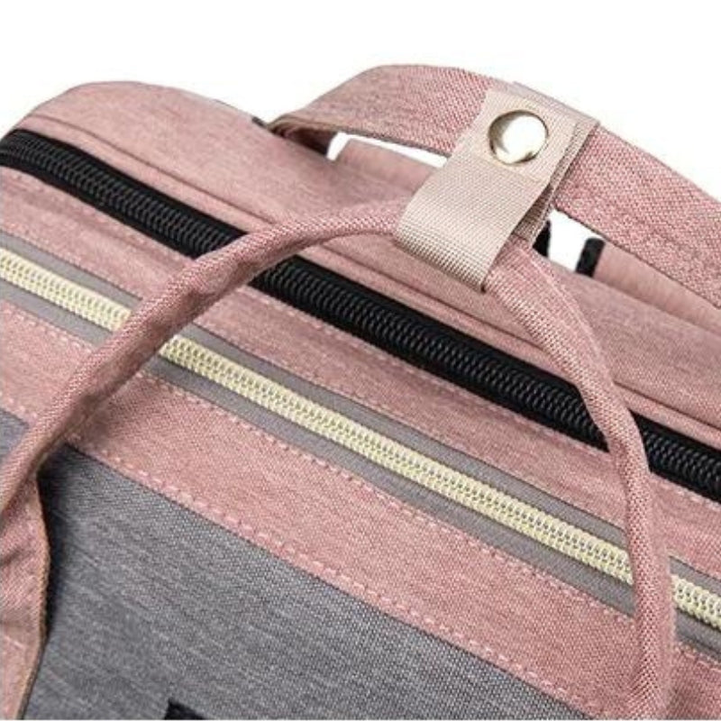wickeltasche babybett detail reißverschluss - Schwarz - Blau - Grau - Grün - Rosa