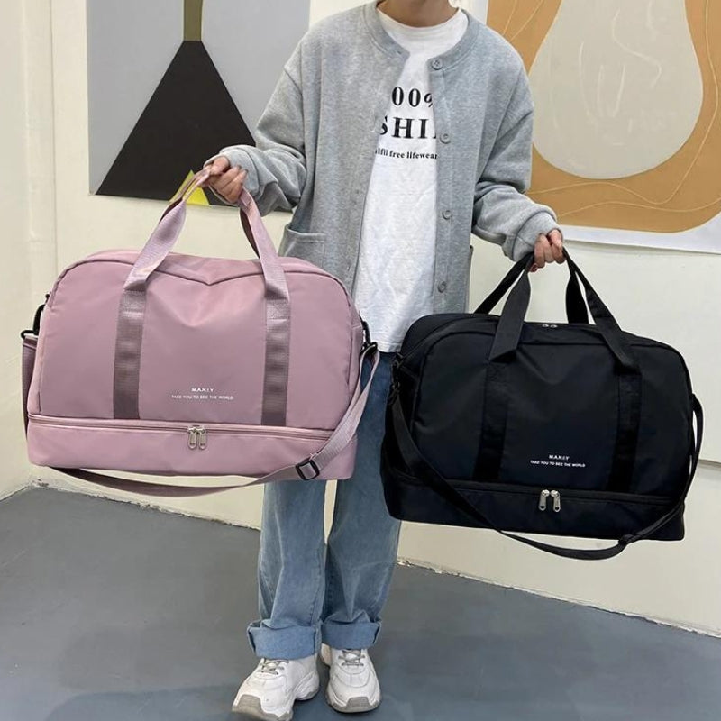 reisetaschen für frauen - Schwarz - Blau - Rosa - Violett