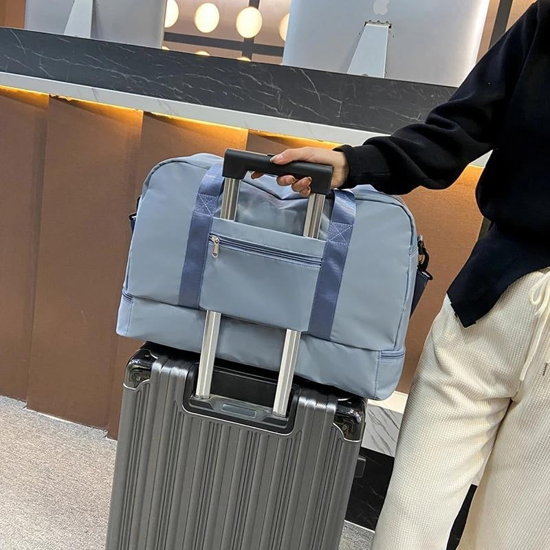 damen handtasche für flugreisen - Schwarz - Blau - Rosa - Violett