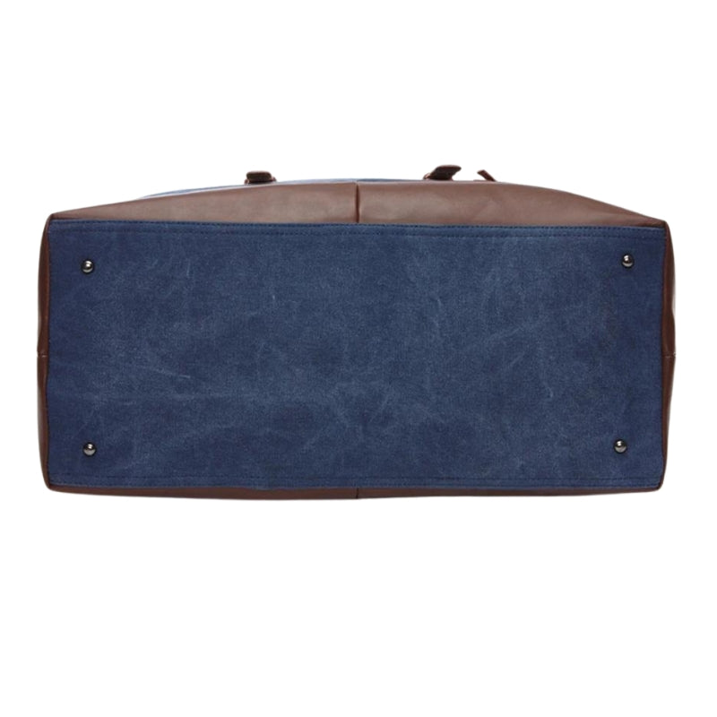 canvas reise tasche ansicht von unten - Grau - Schwarz - Braun - Grün - Blau