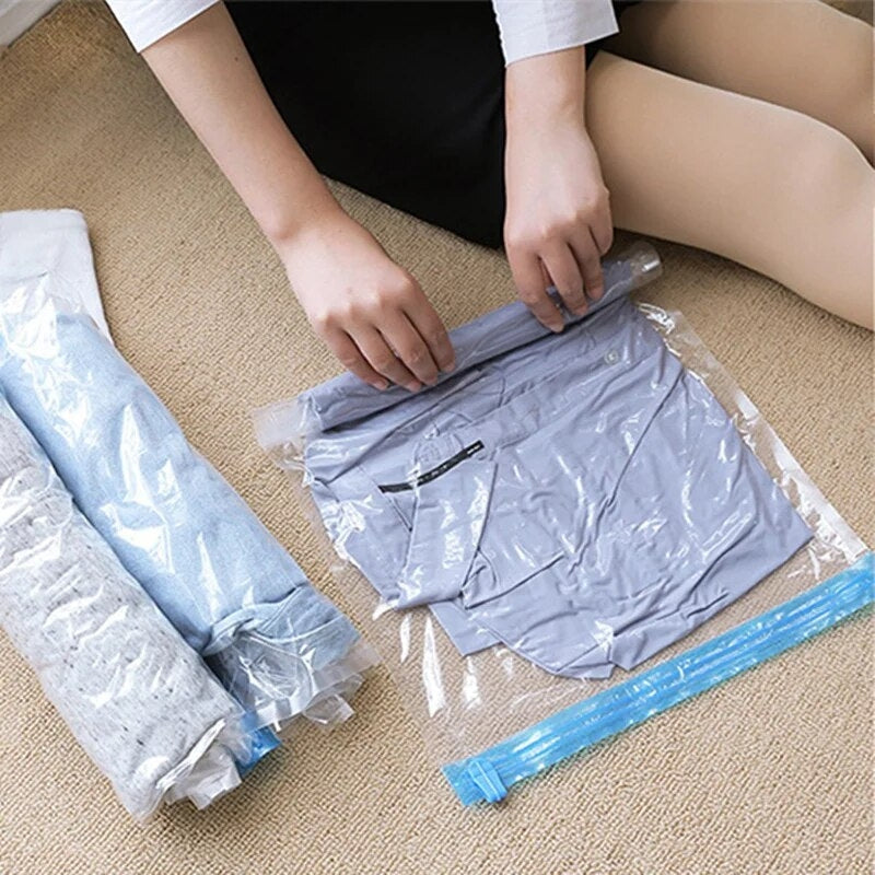 kompressionstasche reis ohne staubsauger - 5 Stück - Set mit 8 Stück