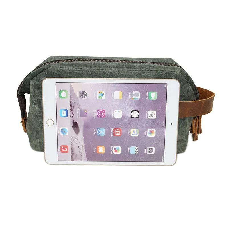 kosmetiktasche für mann originell - Blau - Grau - Grün - Braun - Khaki