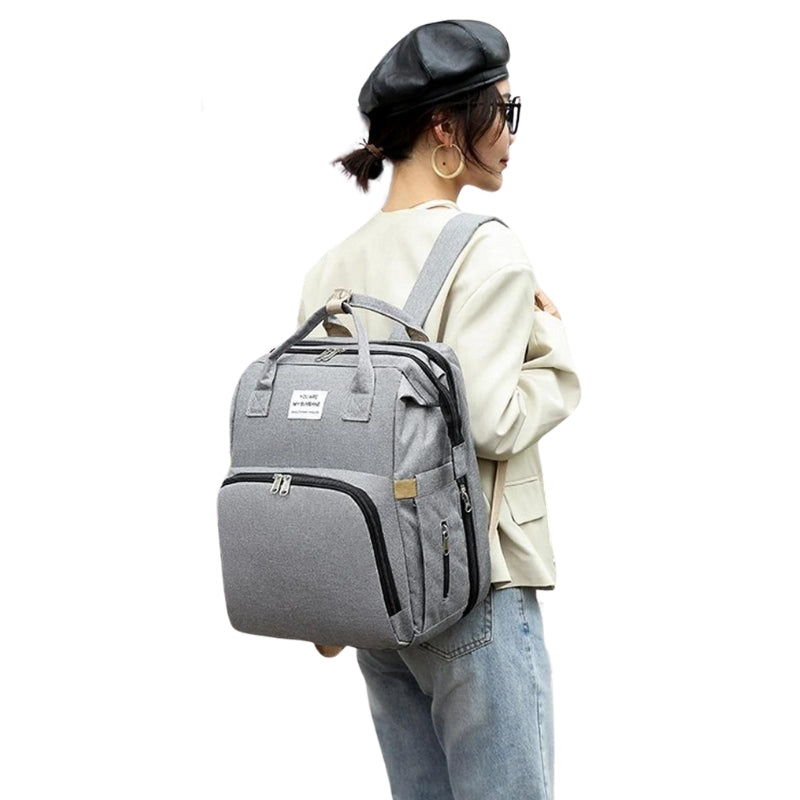 rucksack wickeltasche - Schwarz - Grau - Blau - Grün - Himmelblau - Orange - Violett