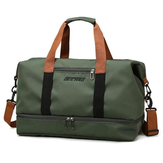 reisetasche mit schuhaufbewahrung - Grün