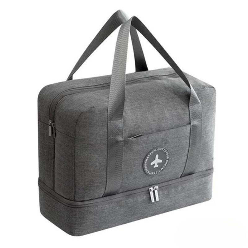damen reisetasche mit schuhfach - Grau
