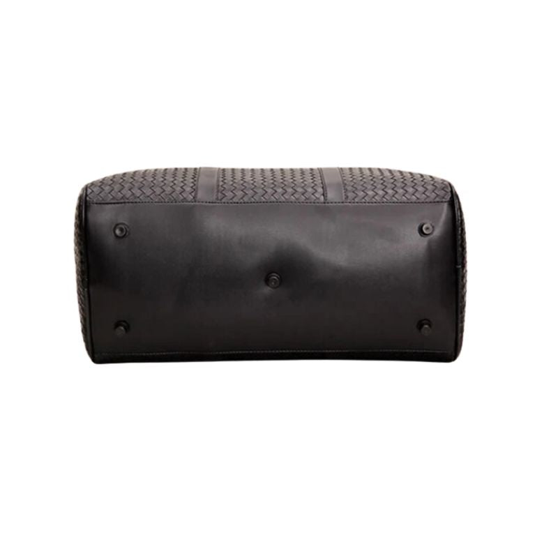 leder reisetasche - Schwarz kleine Größe - Schwarz große Größe
