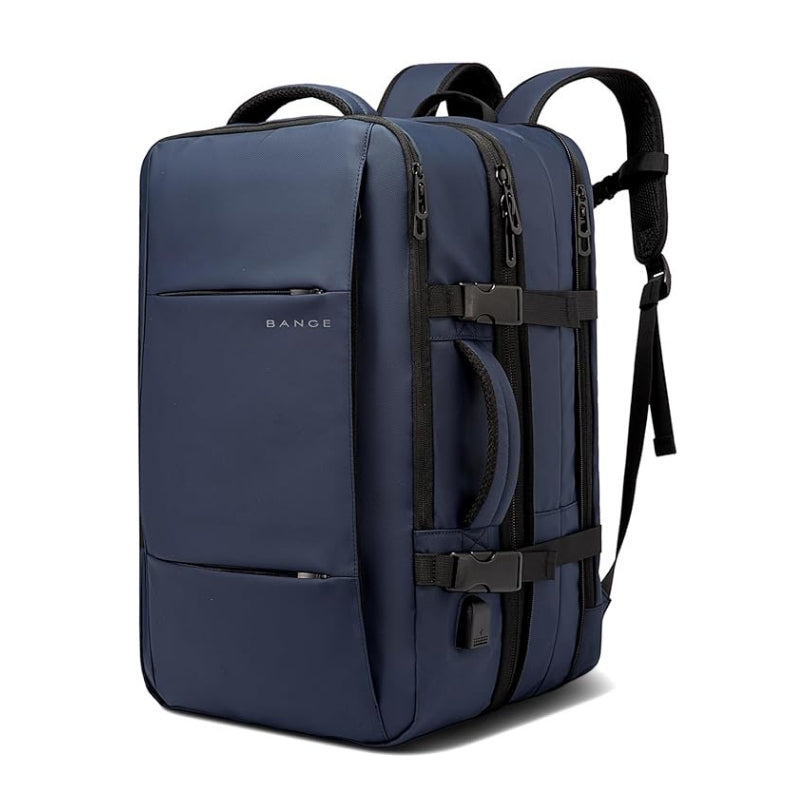 erweiterbarer reiserucksack - Blau
