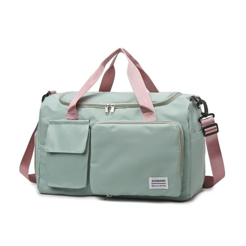 schoenen opberg tas reizen - Grün und Rosa
