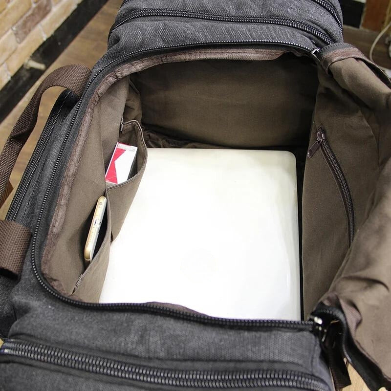 herren reisetasche - Kaffeebraun - Grün - Schwarz - Dunkelgrau - Beige