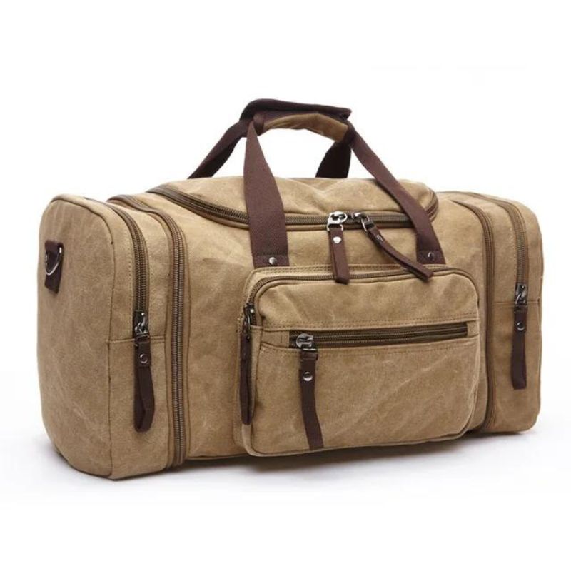 leinwand tasche für männer - Beige