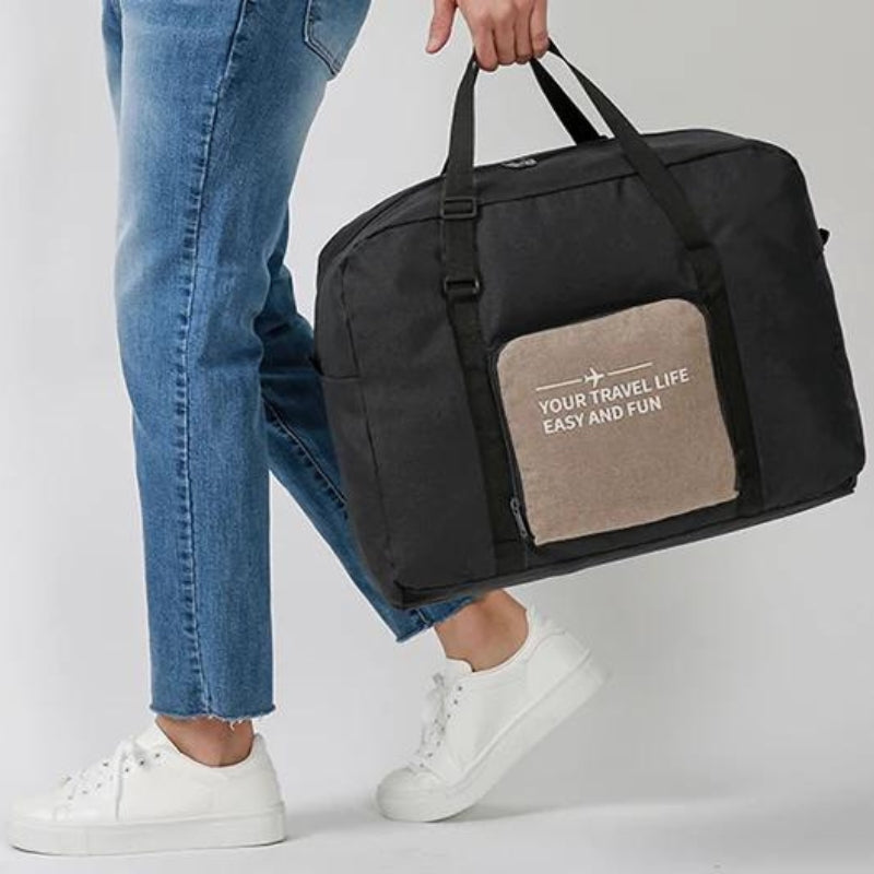 faltbare reisetasche tasche - Schwarz