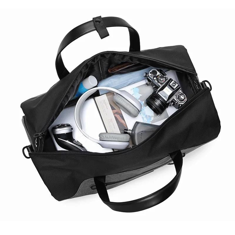 reisetasche für anzug männer - Grau - Schwarz
