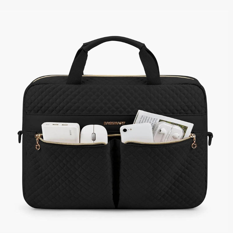 schicke damen tasche - Rosa - Schwarz