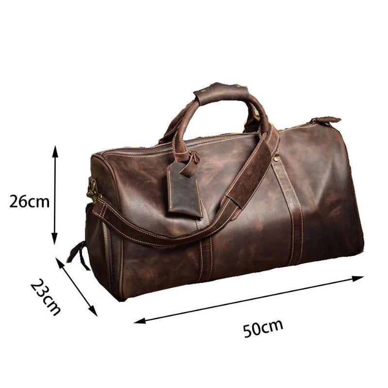 herrentasche aus leder angegebene maße - Braun - Schwarz