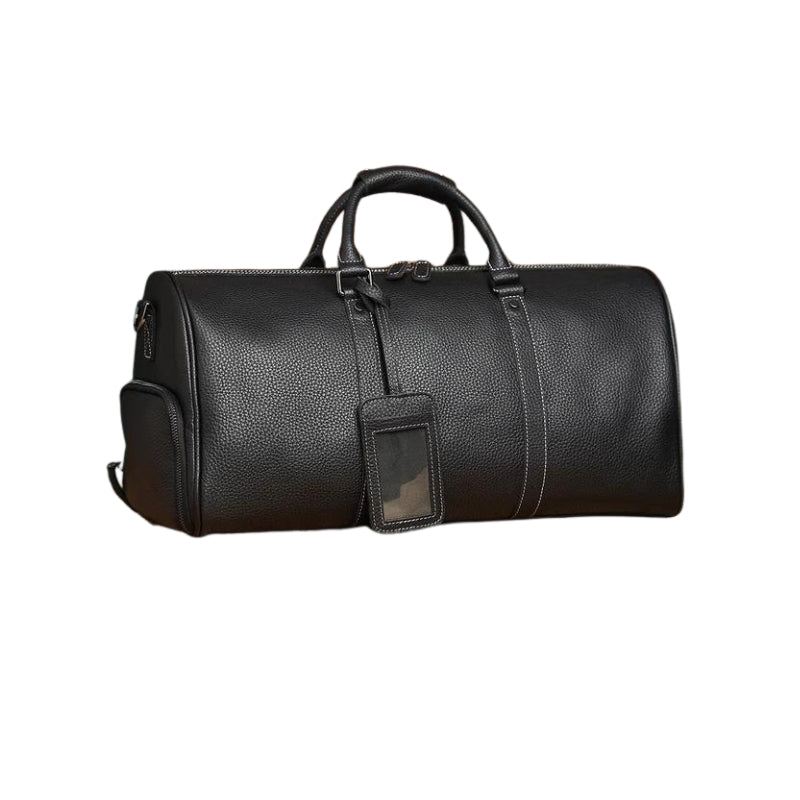 reisetasche für männer aus leder - Schwarz - Modell 2