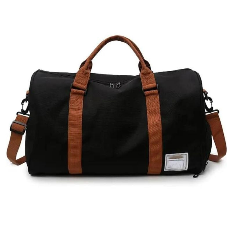 wochenendtasche mit schuhfach - Schwarz