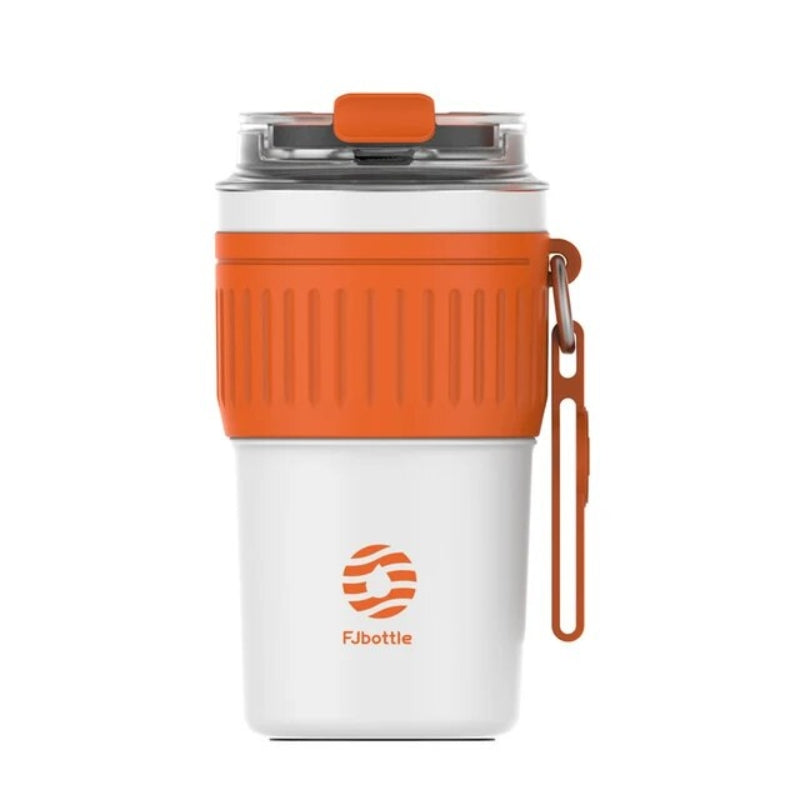 bester isolierter kaffeebecher - Orange - 400ml