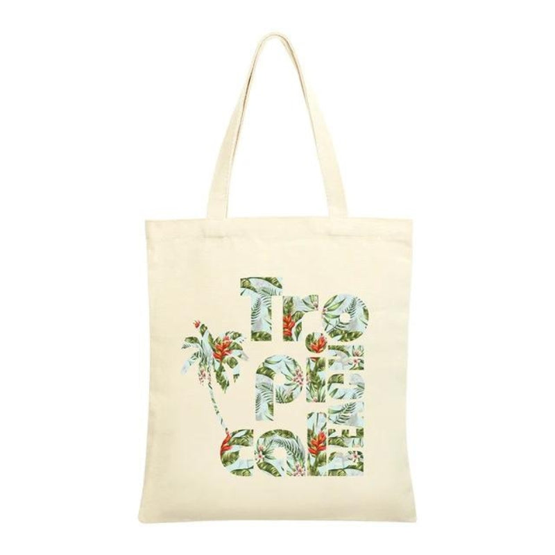 stoffen tas voor dames - Beige 3