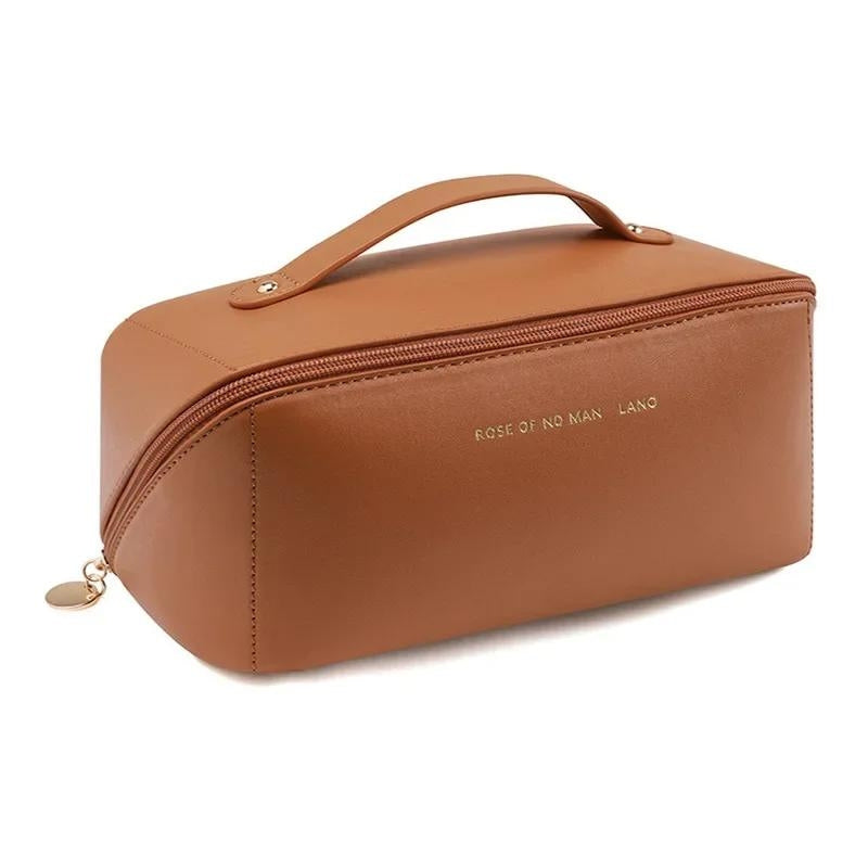 luxuriöse kosmetiktasche - Braun