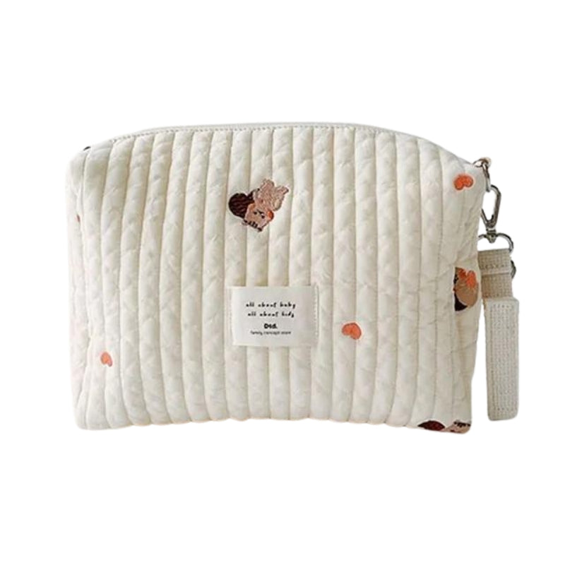 kulturtasche baby mama - Eichhörnchen-Muster
