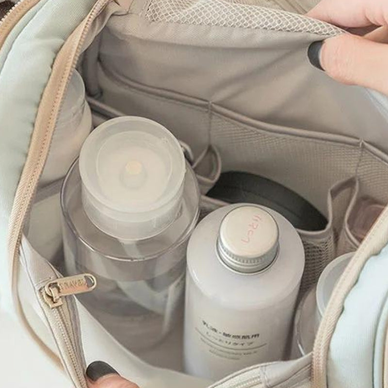 kosmetiktasche für mädchen - Weiß - Schwarz - Himmelblau - Grau - Beige - Marineblau