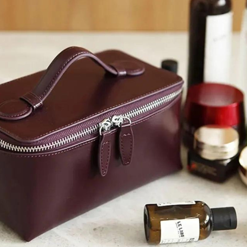anpassbare ledertasche - Schwarz - Grün - Beige - Braun