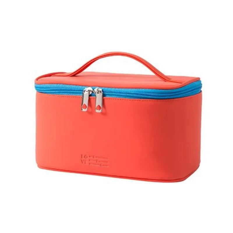 kulturtasche und make-up - Rot