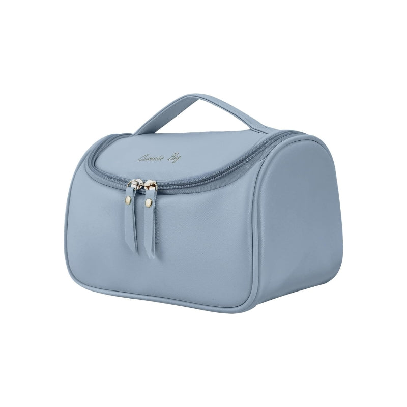 kulturtasche leder damen - Blau
