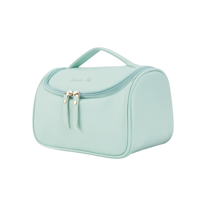 kosmetiktasche frau leder - Grün