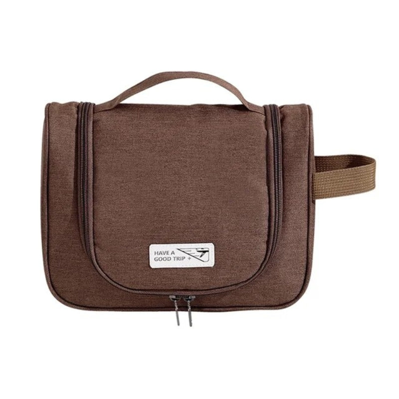 kosmetiktasche für flugreisen - Braun