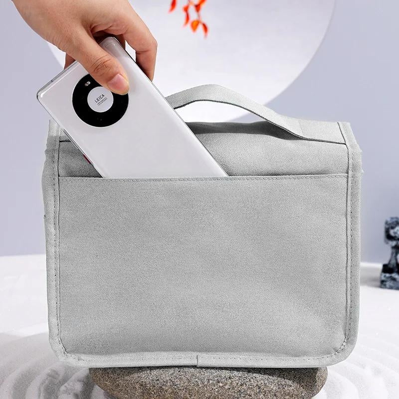 kulturtasche reise - Schwarz - Hellblau - Blau - Rosa - Grau - Braun
