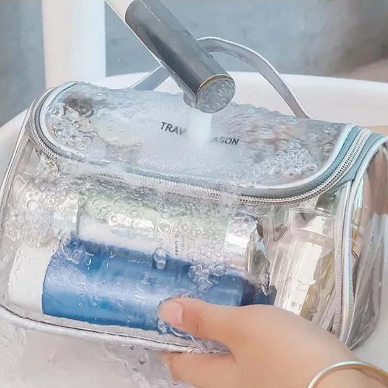 transparente tasche für frauen - Silber - Schwarz
