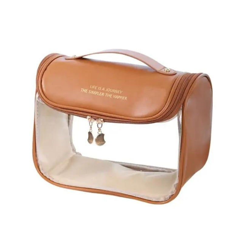 transparente tasche kabine - Braun