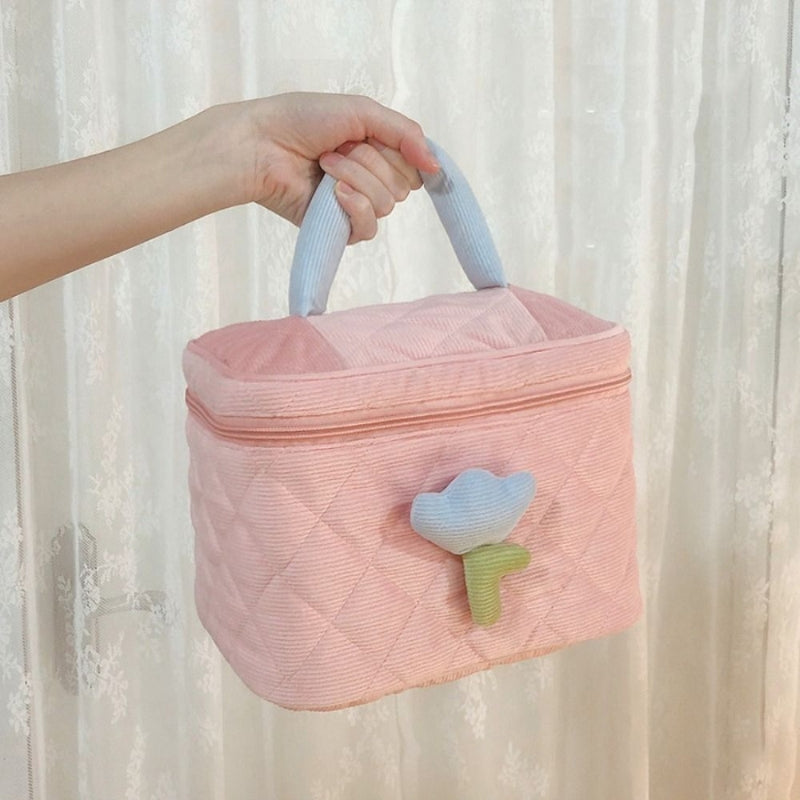 kosmetiktasche für frauen - Beige - Blau - Rosa - Violett