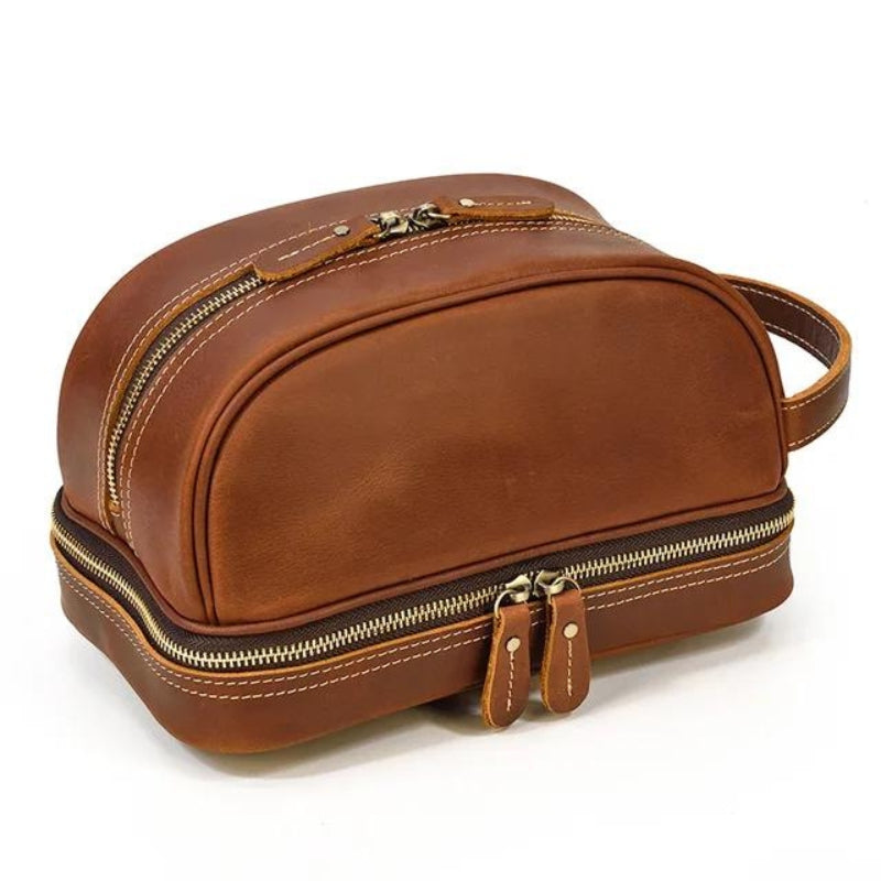 kulturtasche herr reise - Hellbraun - Modell 1