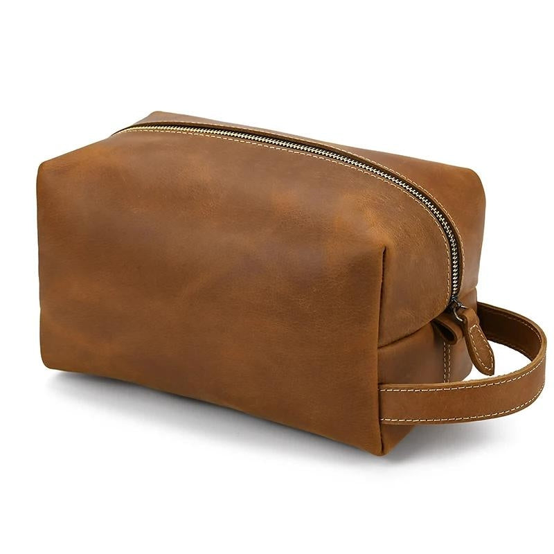 ledertasche für flugreisen - Hellbraun