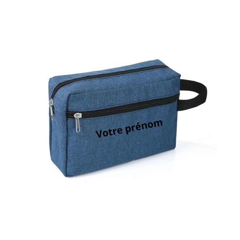personalisierbare kosmetiktasche - Marineblau - Mit Personalisierter Gravur