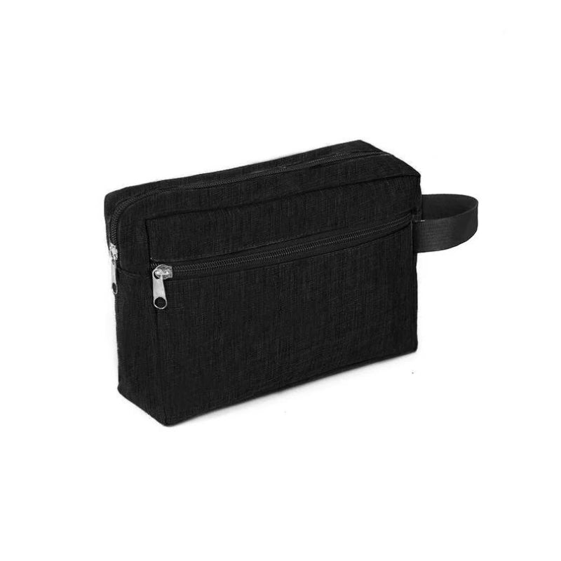kulturtasche personalisierbar - Schwarz - Ohne Personalisierte Gravur