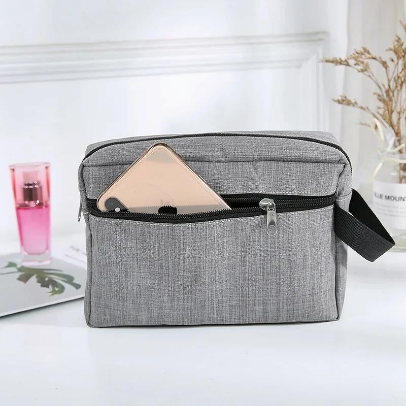 kulturtasche personalisiert name - Schwarz - Blau - Marineblau - Grau - Rosa - Khaki - Rot - Orange - Violett - Gelb - Grün