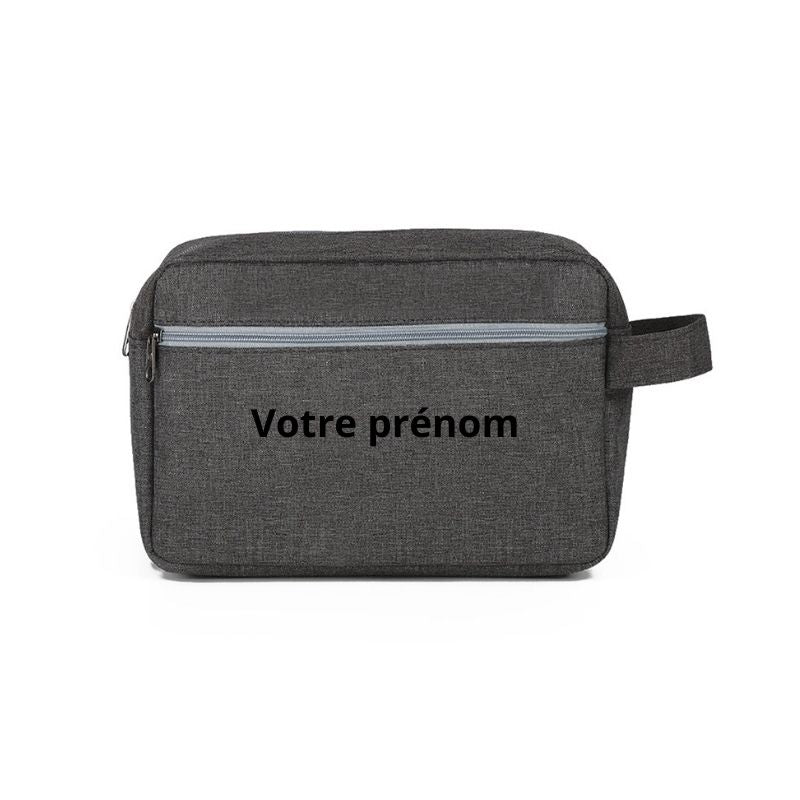 kulturtasche personalisiert junge - Schwarz